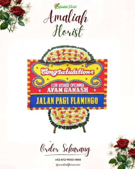 Sewa Papan Bunga Ngantungan